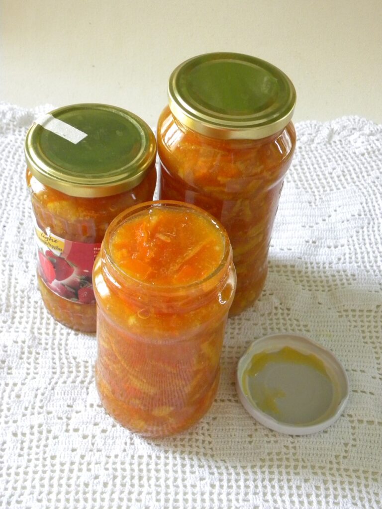 Three jars of range marmalades image